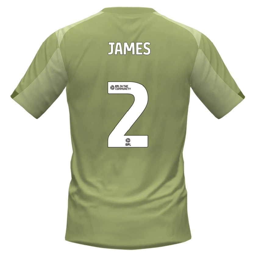 Danxen Damen Tom James #2 Salbei Champagner Auswärtstrikot Trikot 2025/26 T-Shirt Österreich