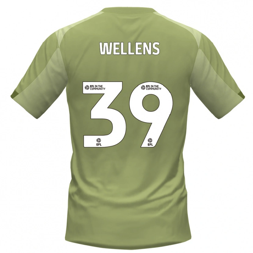 Danxen Damen Alfie Wellens #39 Salbei Champagner Auswärtstrikot Trikot 2025/26 T-Shirt Österreich