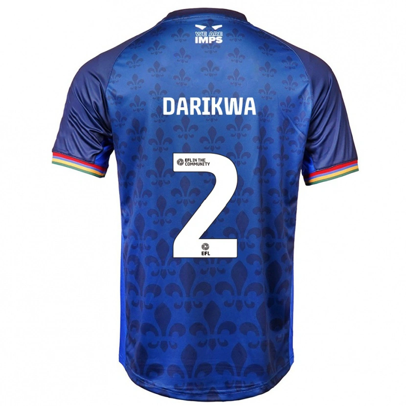 Danxen Damen Tendayi Darikwa #2 Blau Marine Auswärtstrikot Trikot 2025/26 T-Shirt Österreich