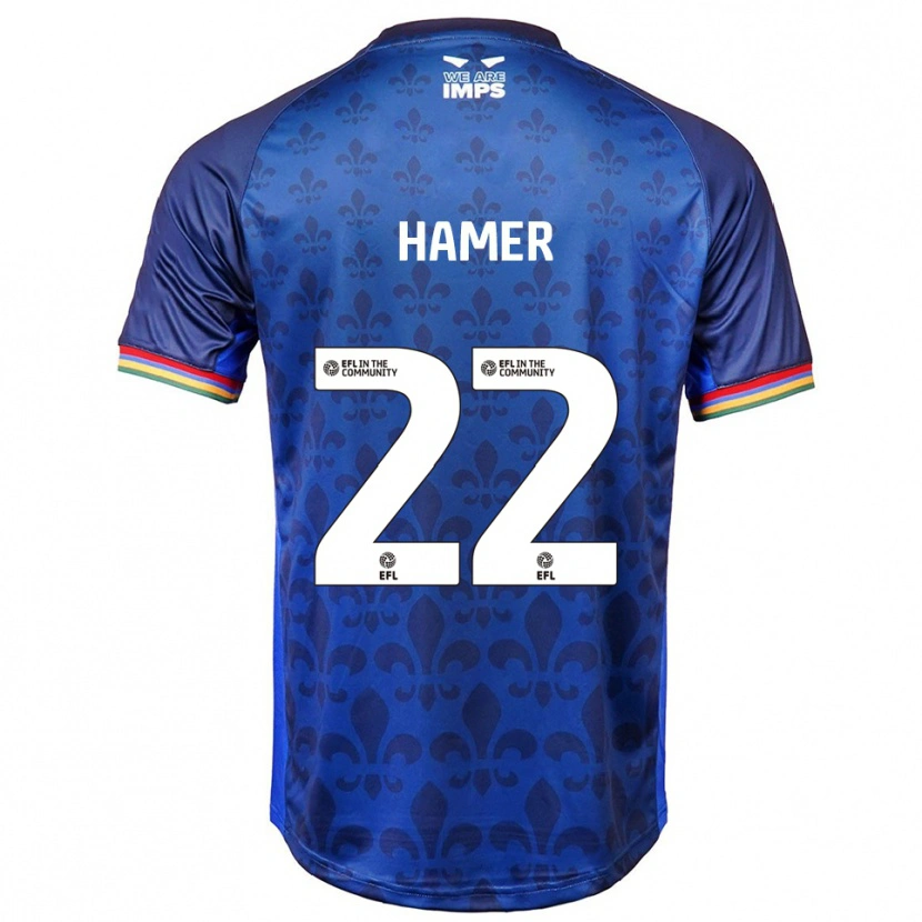 Danxen Damen Tom Hamer #22 Blau Marine Auswärtstrikot Trikot 2025/26 T-Shirt Österreich