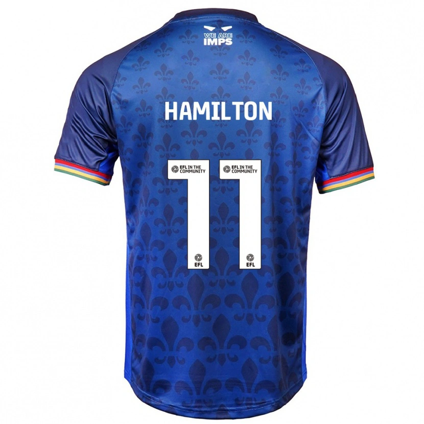 Danxen Damen Ethan Hamilton #11 Blau Marine Auswärtstrikot Trikot 2025/26 T-Shirt Österreich