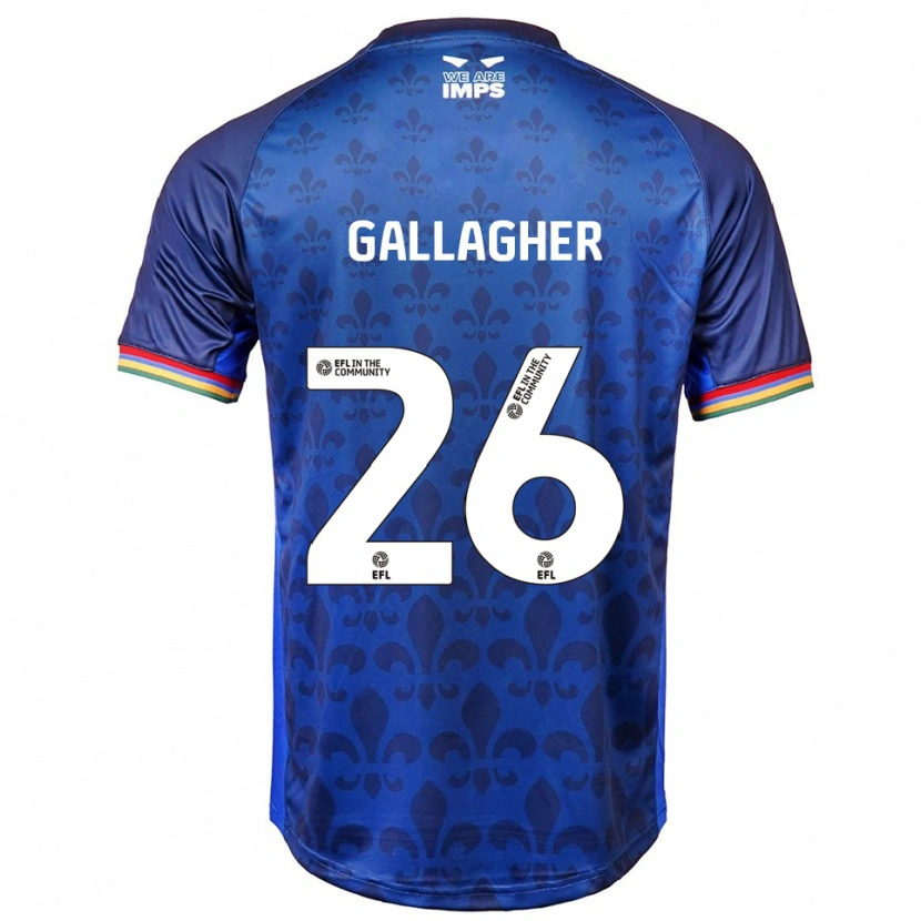 Danxen Damen Oisín Gallagher #26 Blau Marine Auswärtstrikot Trikot 2025/26 T-Shirt Österreich