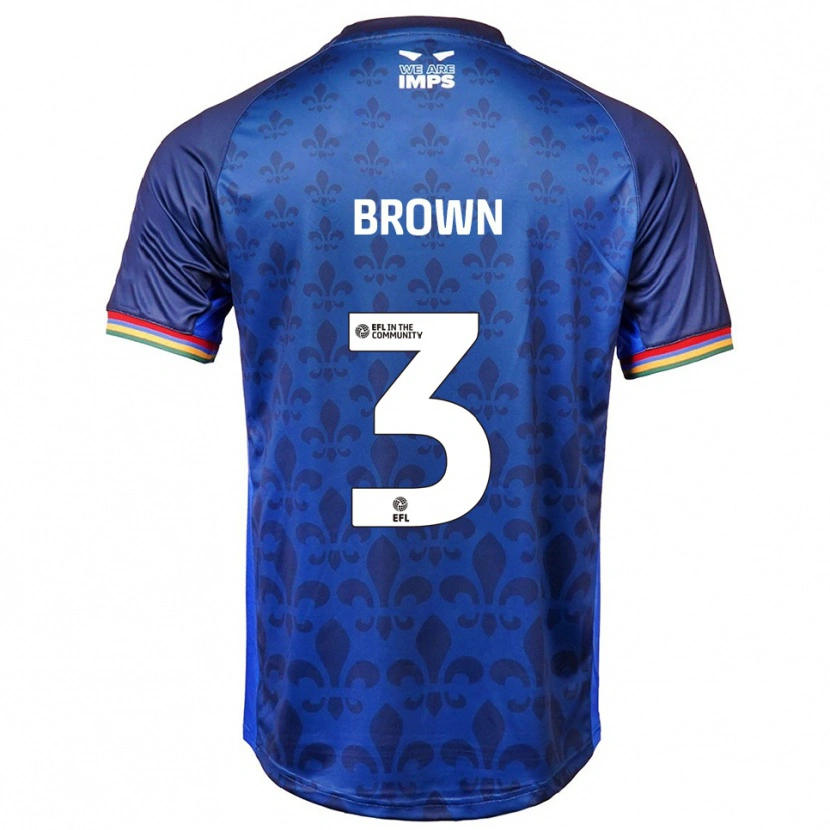 Danxen Damen Jaden Brown #3 Blau Marine Auswärtstrikot Trikot 2025/26 T-Shirt Österreich