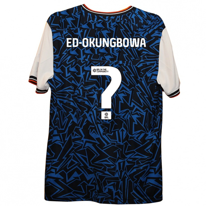 Danxen Damen Excel Ed-Okungbowa #0 Blau Schwarz Weiß Auswärtstrikot Trikot 2025/26 T-Shirt Österreich