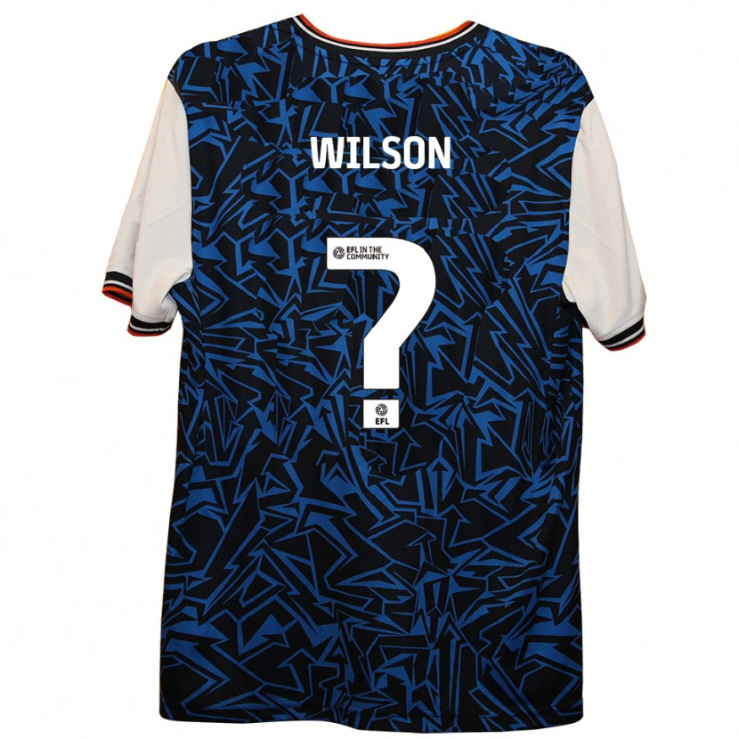 Danxen Damen Lilac Wilson #0 Blau Schwarz Weiß Auswärtstrikot Trikot 2025/26 T-Shirt Österreich
