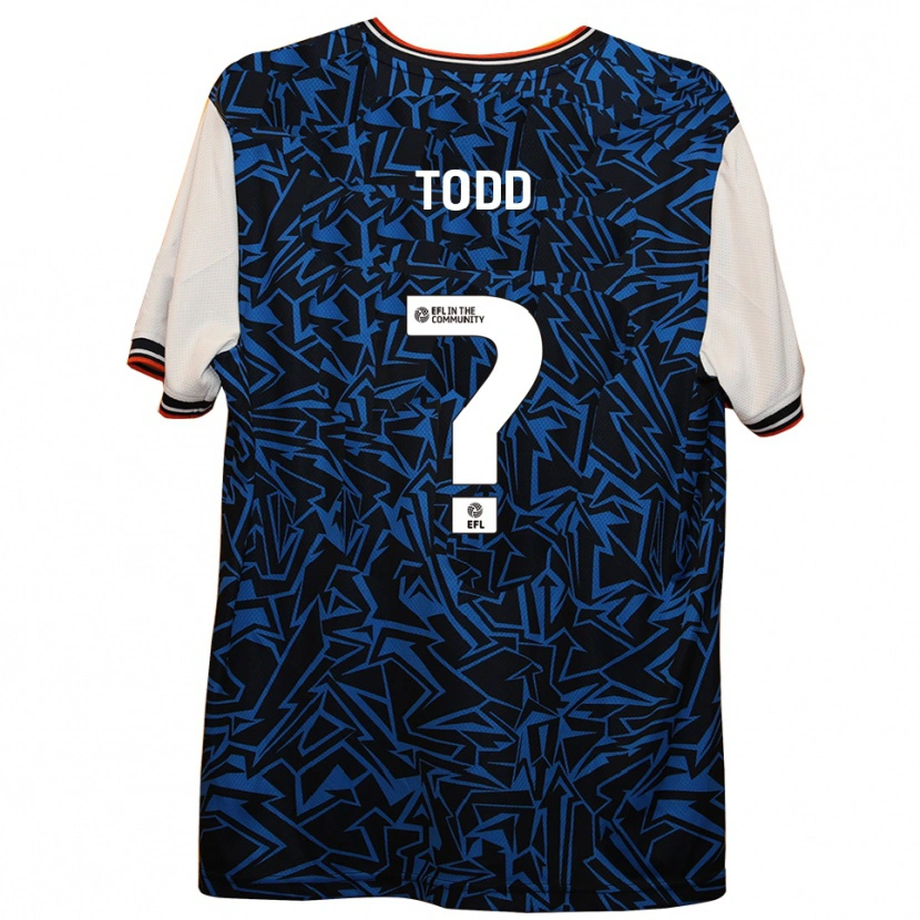 Danxen Damen Carla Todd #0 Blau Schwarz Weiß Auswärtstrikot Trikot 2025/26 T-Shirt Österreich