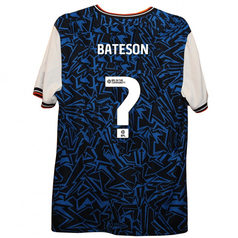 Danxen Damen Jack Bateson #0 Blau Schwarz Weiß Auswärtstrikot Trikot 2025/26 T-Shirt Österreich