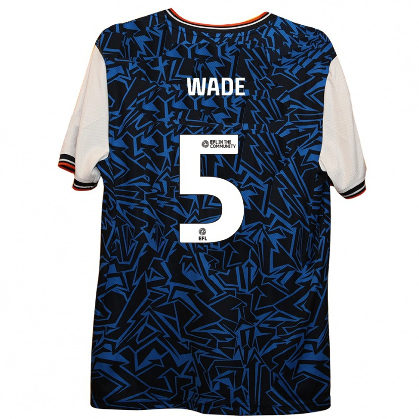 Danxen Damen Elly Wade #5 Blau Schwarz Weiß Auswärtstrikot Trikot 2025/26 T-Shirt Österreich