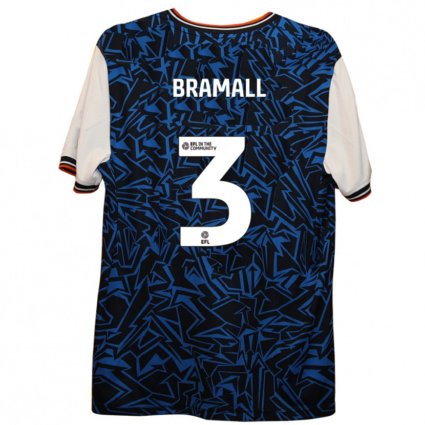 Danxen Damen Cohen Bramall #3 Blau Schwarz Weiß Auswärtstrikot Trikot 2025/26 T-Shirt Österreich