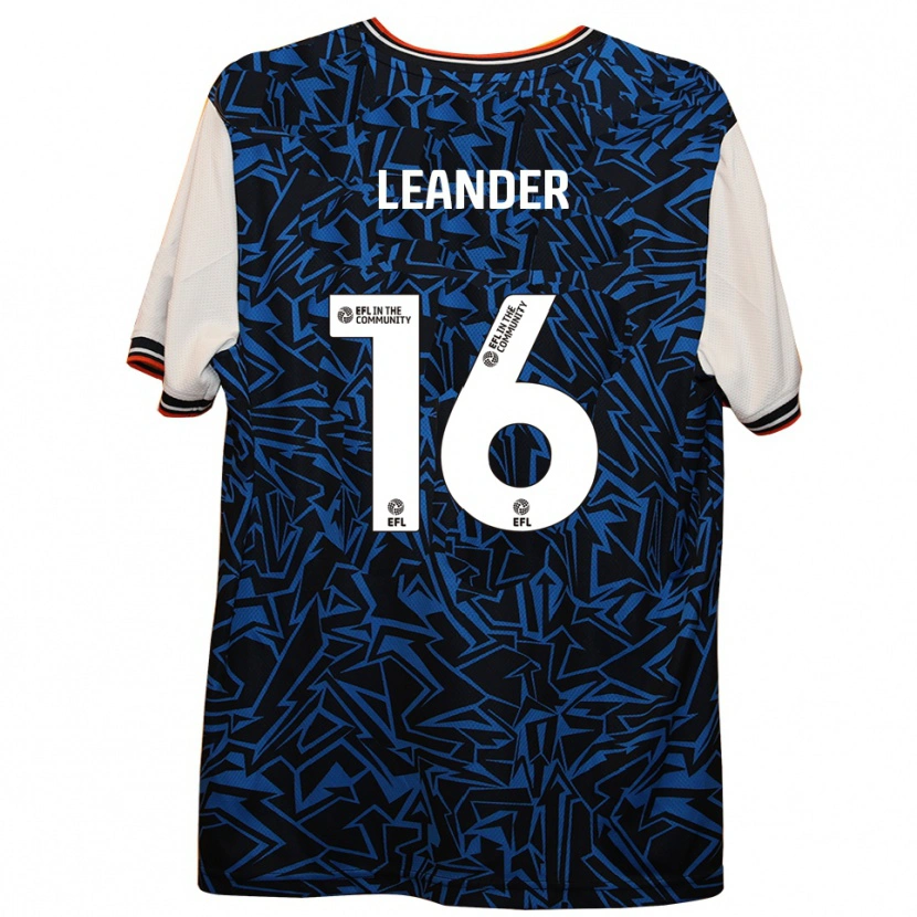 Danxen Damen Tsaianne Leander #16 Blau Schwarz Weiß Auswärtstrikot Trikot 2025/26 T-Shirt Österreich