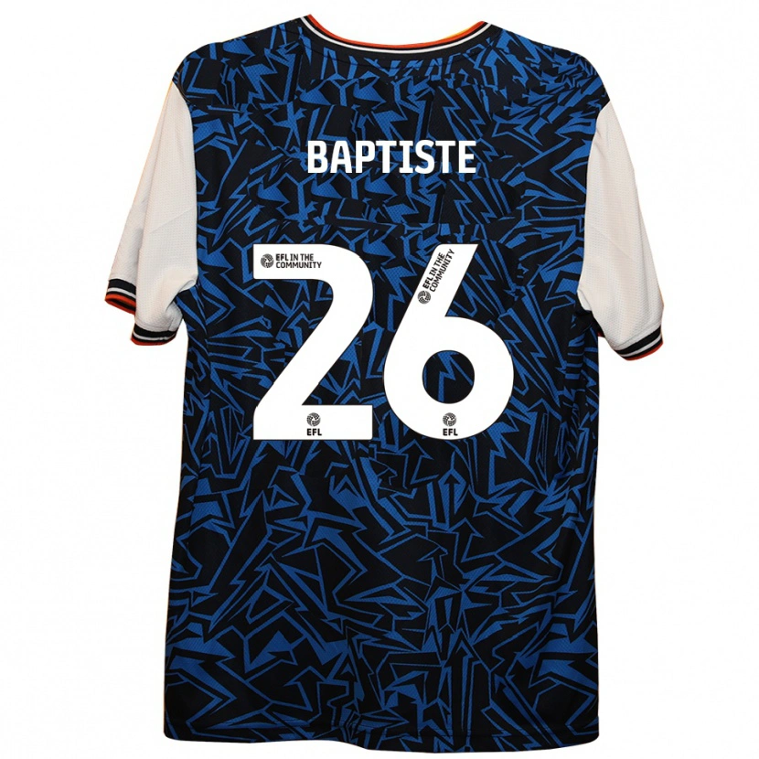 Danxen Damen Shandon Baptiste #26 Blau Schwarz Weiß Auswärtstrikot Trikot 2025/26 T-Shirt Österreich