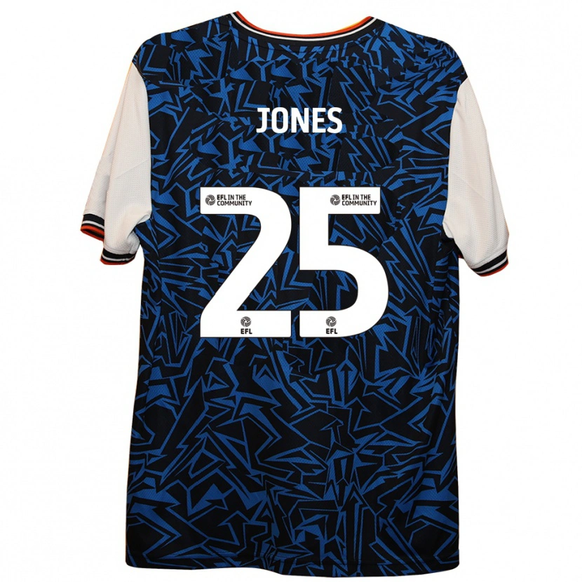 Danxen Damen Isaiah Jones #25 Blau Schwarz Weiß Auswärtstrikot Trikot 2025/26 T-Shirt Österreich