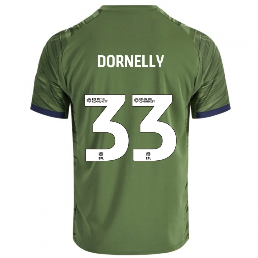 Danxen Damen James Dornelly #33 Grün Weiß Auswärtstrikot Trikot 2025/26 T-Shirt Österreich