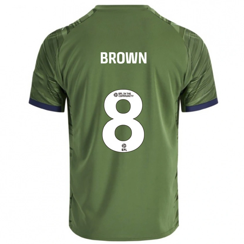 Danxen Damen Poppie Brown #8 Grün Weiß Auswärtstrikot Trikot 2025/26 T-Shirt Österreich