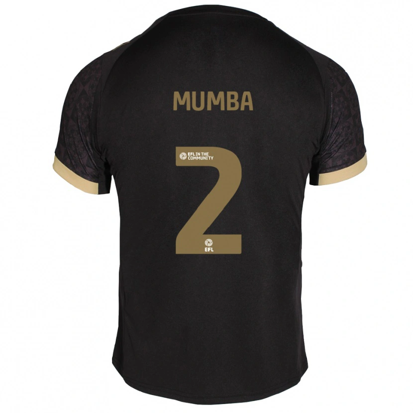 Danxen Damen Bali Mumba #2 Schwarz Gold Auswärtstrikot Trikot 2025/26 T-Shirt Österreich