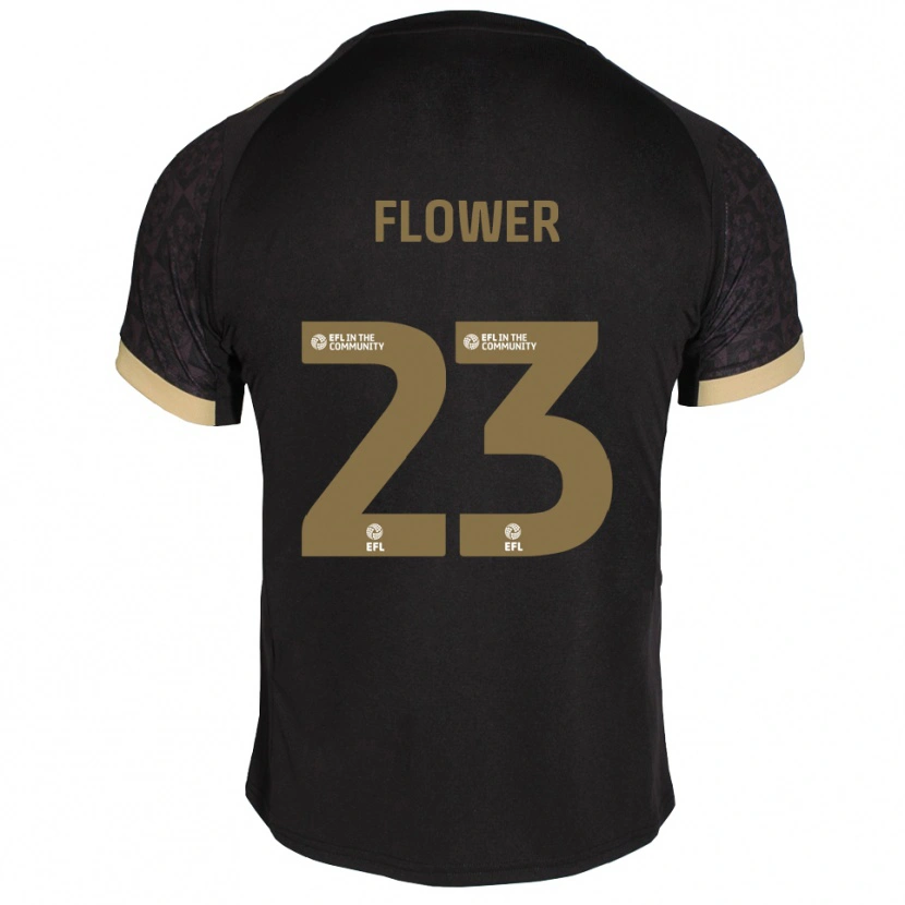Danxen Damen Jack Flower #23 Schwarz Gold Auswärtstrikot Trikot 2025/26 T-Shirt Österreich
