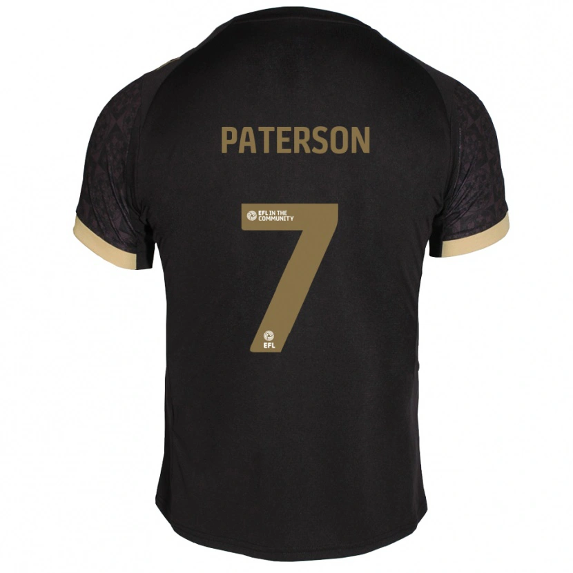Danxen Damen Jamie Paterson #7 Schwarz Gold Auswärtstrikot Trikot 2025/26 T-Shirt Österreich