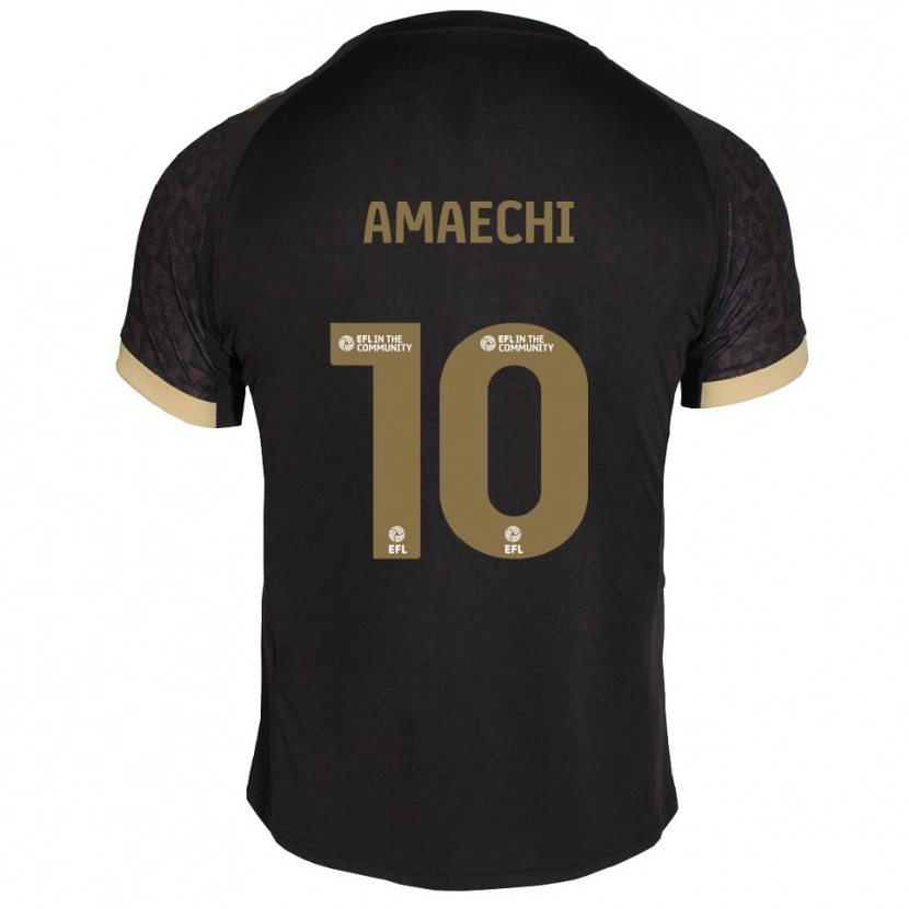 Danxen Damen Xavier Amaechi #10 Schwarz Gold Auswärtstrikot Trikot 2025/26 T-Shirt Österreich