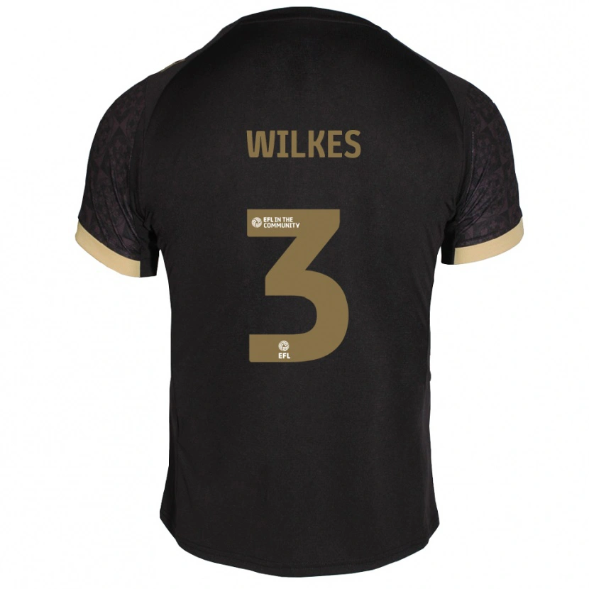 Danxen Damen Finley Wilkes #3 Schwarz Gold Auswärtstrikot Trikot 2025/26 T-Shirt Österreich