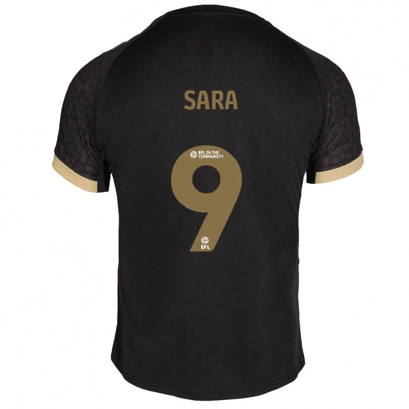 Danxen Damen Ellie Sara #9 Schwarz Gold Auswärtstrikot Trikot 2025/26 T-Shirt Österreich