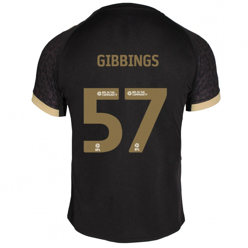 Danxen Damen Cole Gibbings #57 Schwarz Gold Auswärtstrikot Trikot 2025/26 T-Shirt Österreich