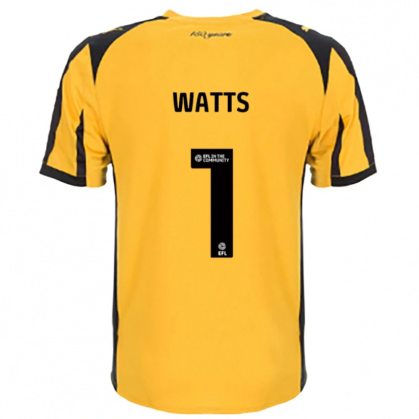 Danxen Damen Connie Watts #1 Orange Schwarz Auswärtstrikot Trikot 2025/26 T-Shirt Österreich