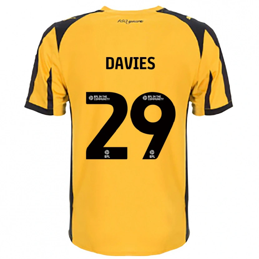 Danxen Damen Arron Davies #29 Orange Schwarz Auswärtstrikot Trikot 2025/26 T-Shirt Österreich