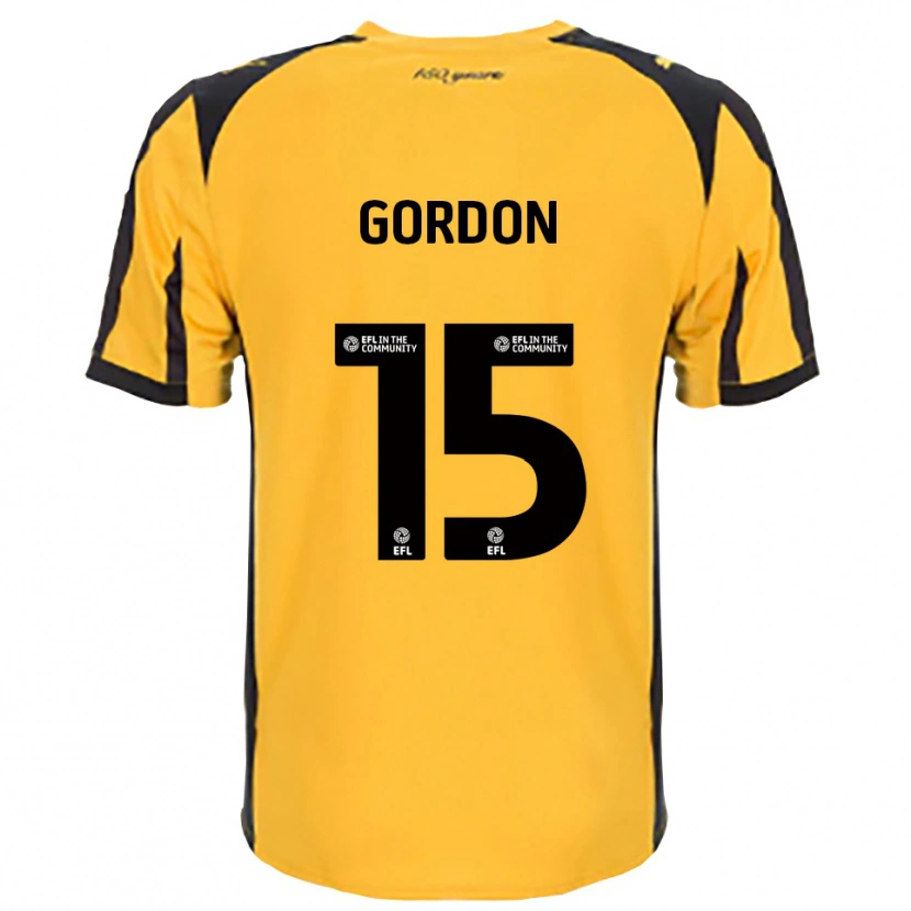 Danxen Damen Liam Gordon #15 Orange Schwarz Auswärtstrikot Trikot 2025/26 T-Shirt Österreich