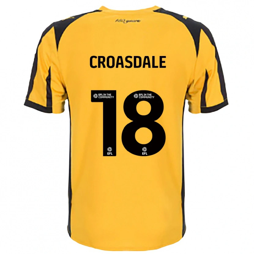 Danxen Damen Ryan Croasdale #18 Orange Schwarz Auswärtstrikot Trikot 2025/26 T-Shirt Österreich
