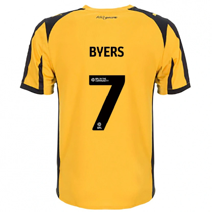 Danxen Damen George Byers #7 Orange Schwarz Auswärtstrikot Trikot 2025/26 T-Shirt Österreich