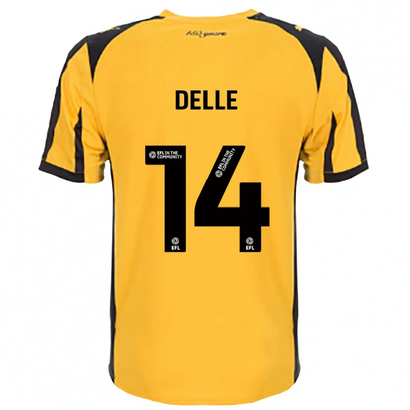 Danxen Damen Mani Delle #14 Orange Schwarz Auswärtstrikot Trikot 2025/26 T-Shirt Österreich