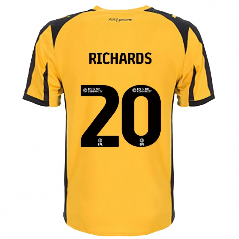 Danxen Damen Rico Richards #20 Orange Schwarz Auswärtstrikot Trikot 2025/26 T-Shirt Österreich