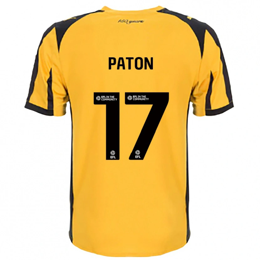 Danxen Damen Ruari Paton #17 Orange Schwarz Auswärtstrikot Trikot 2025/26 T-Shirt Österreich