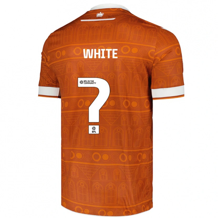 Danxen Damen Aaron White #0 Orange Weiß Auswärtstrikot Trikot 2025/26 T-Shirt Österreich