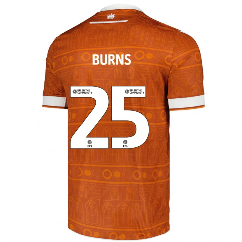 Danxen Damen Jacqueline Burns #25 Orange Weiß Auswärtstrikot Trikot 2025/26 T-Shirt Österreich
