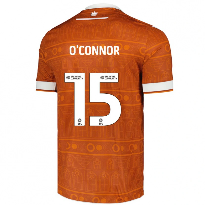 Danxen Damen Paudie O'connor #15 Orange Weiß Auswärtstrikot Trikot 2025/26 T-Shirt Österreich