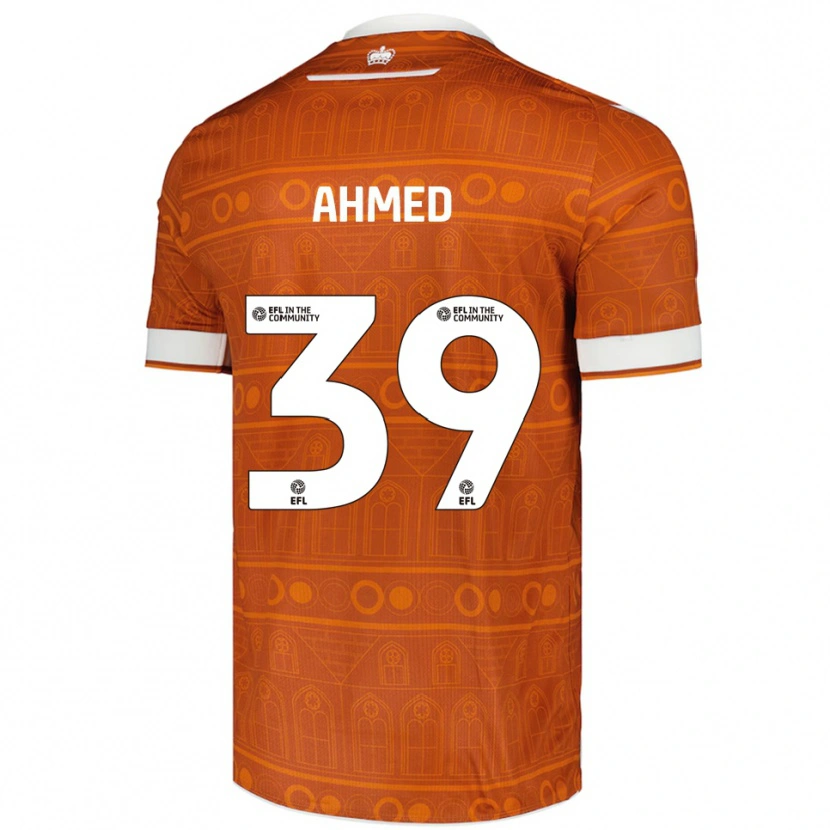 Danxen Damen Ashqar Ahmed #39 Orange Weiß Auswärtstrikot Trikot 2025/26 T-Shirt Österreich