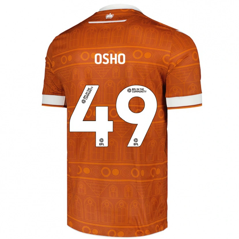 Danxen Damen Emmanuel Osho #49 Orange Weiß Auswärtstrikot Trikot 2025/26 T-Shirt Österreich