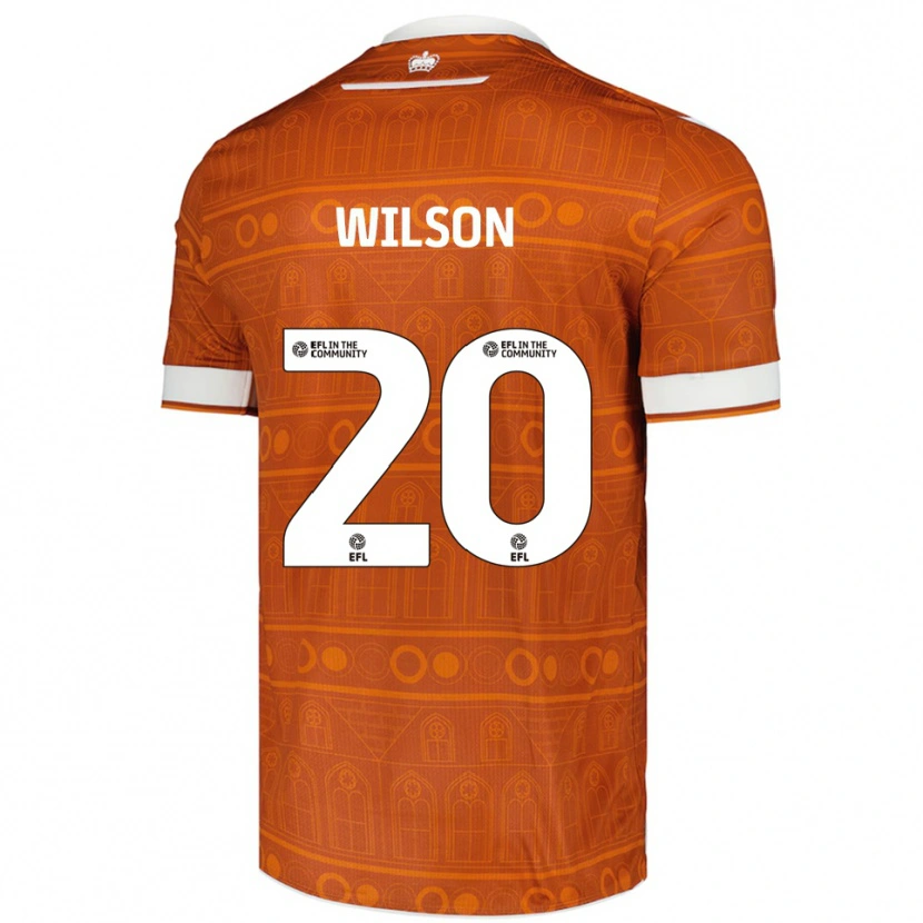 Danxen Damen Georgia Wilson #20 Orange Weiß Auswärtstrikot Trikot 2025/26 T-Shirt Österreich
