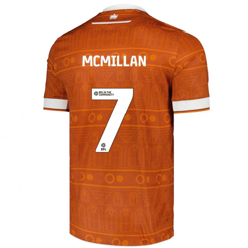 Danxen Damen Maddox Mcmillan #7 Orange Weiß Auswärtstrikot Trikot 2025/26 T-Shirt Österreich