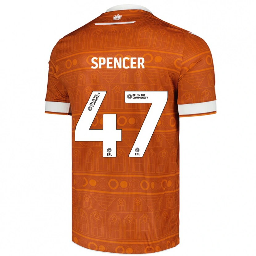 Danxen Damen Shay Spencer #47 Orange Weiß Auswärtstrikot Trikot 2025/26 T-Shirt Österreich