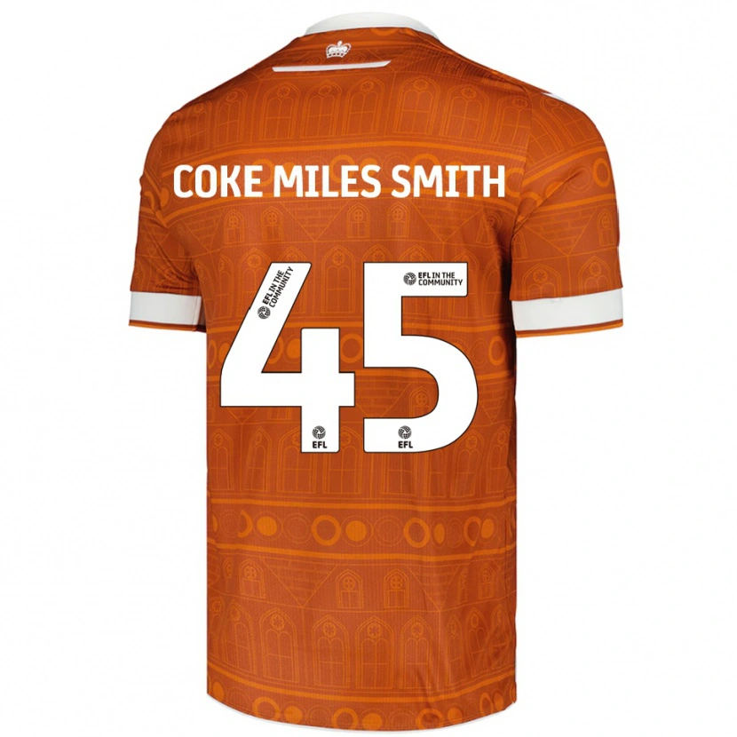 Danxen Damen Kiyan Coke Miles Smith #45 Orange Weiß Auswärtstrikot Trikot 2025/26 T-Shirt Österreich