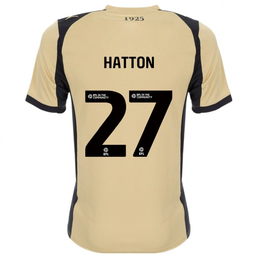 Danxen Damen Ben Hatton #27 Gold Schwarz Auswärtstrikot Trikot 2025/26 T-Shirt Österreich