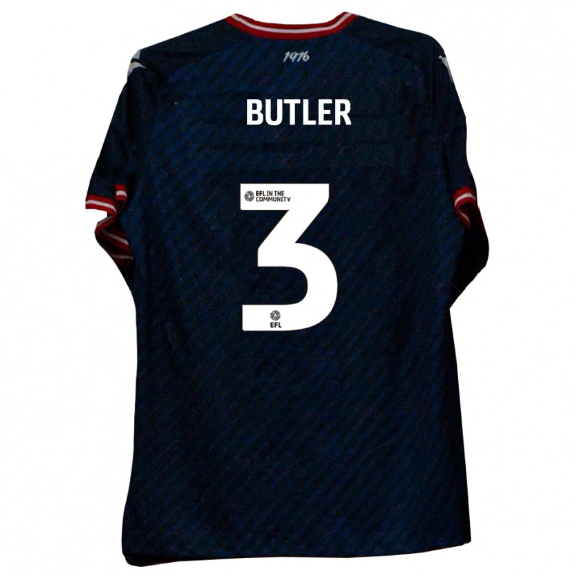 Danxen Damen Dan Butler #3 Marine Rot Auswärtstrikot Trikot 2025/26 T-Shirt Österreich