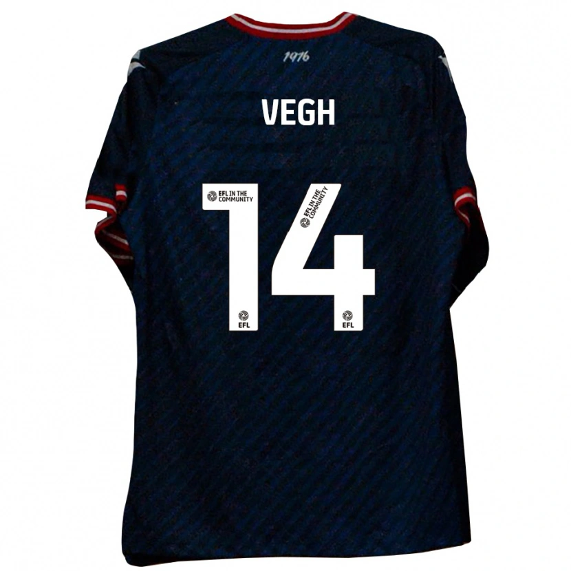 Danxen Damen Harvey Vegh #14 Marine Rot Auswärtstrikot Trikot 2025/26 T-Shirt Österreich