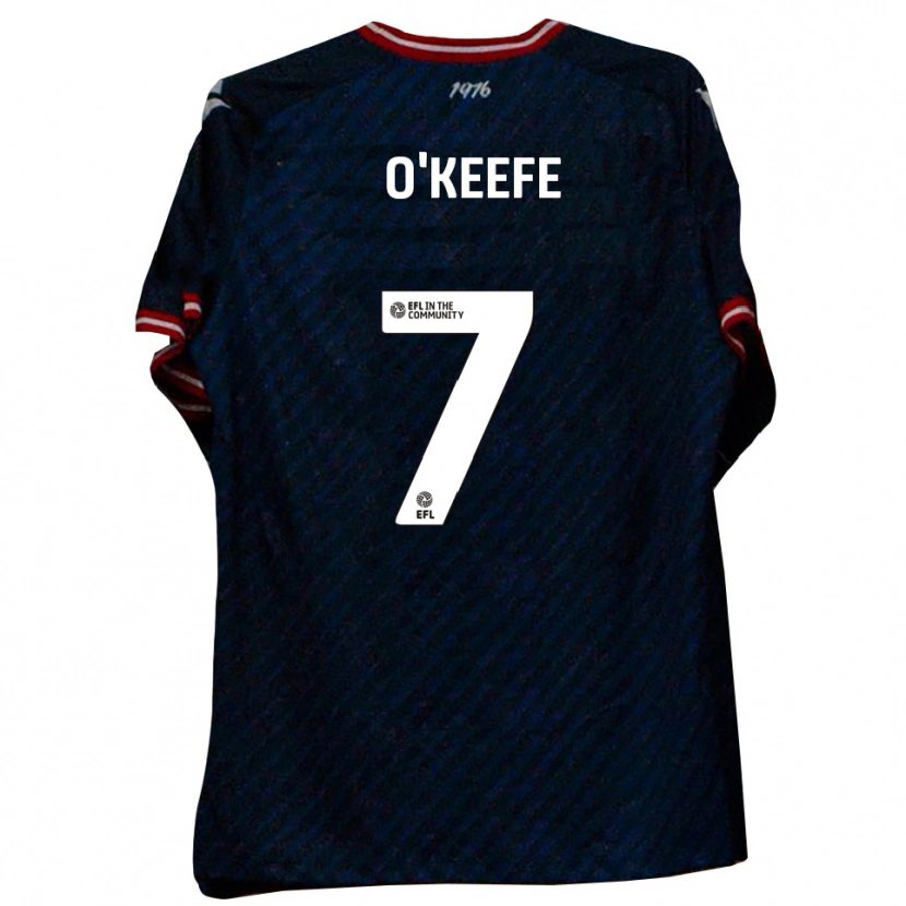 Danxen Damen Albie O'keefe #7 Marine Rot Auswärtstrikot Trikot 2025/26 T-Shirt Österreich