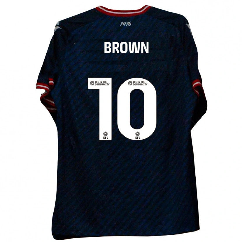 Danxen Damen Lenny Brown #10 Marine Rot Auswärtstrikot Trikot 2025/26 T-Shirt Österreich