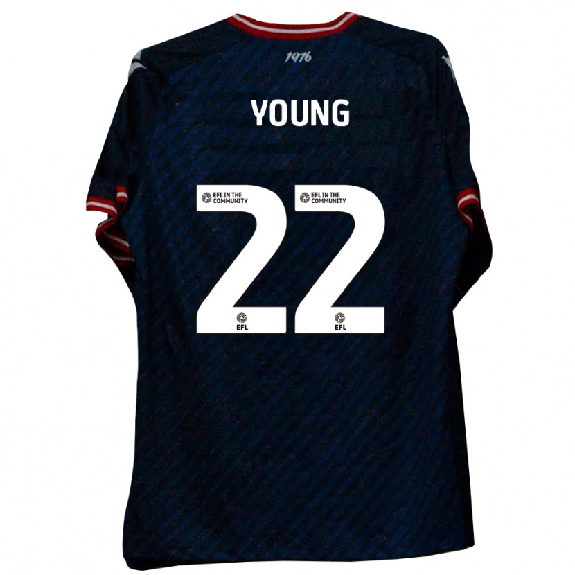 Danxen Damen Jake Young #22 Marine Rot Auswärtstrikot Trikot 2025/26 T-Shirt Österreich