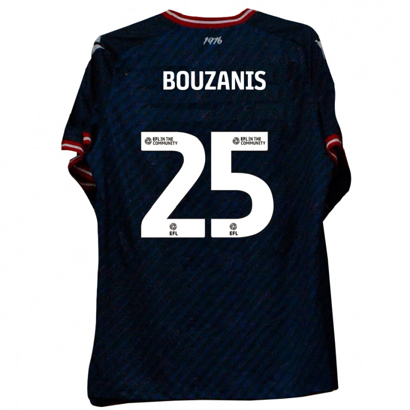 Danxen Damen Dean Bouzanis #25 Marine Rot Auswärtstrikot Trikot 2025/26 T-Shirt Österreich