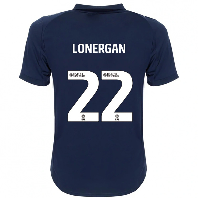 Danxen Damen Andy Lonergan #22 Marine Weiß Auswärtstrikot Trikot 2025/26 T-Shirt Österreich